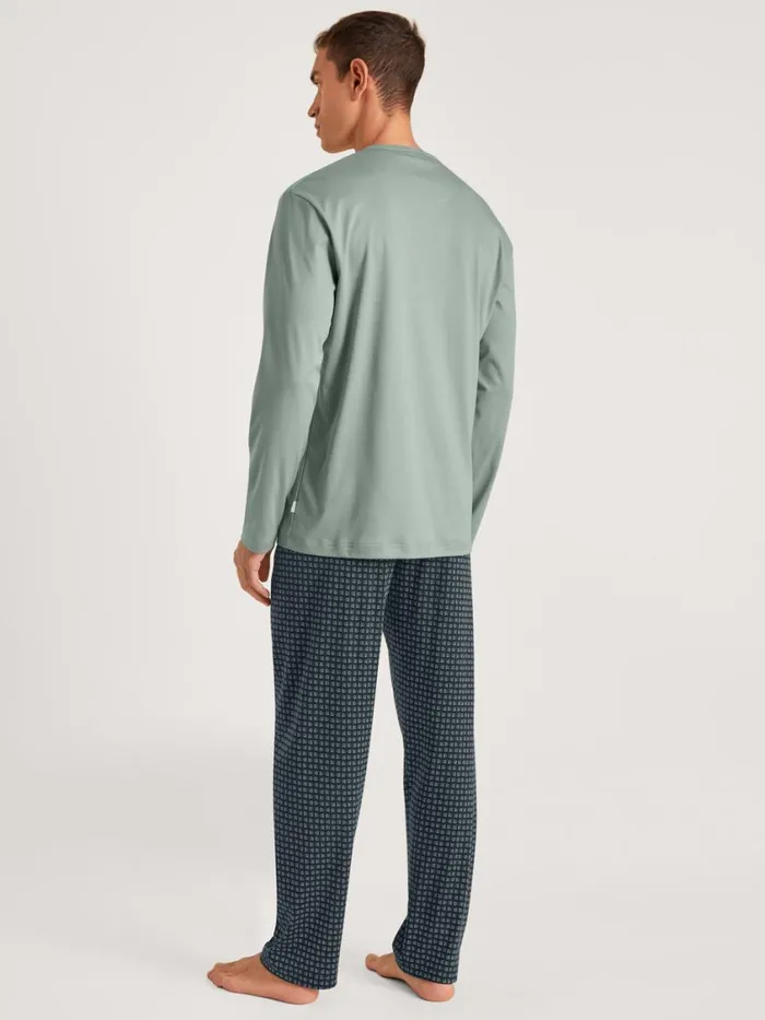 CALIDA Pyjamas Men Pyjama Slate Grey