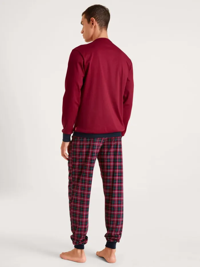 CALIDA Pyjamas Men Pyjama With Cuff Rio Red