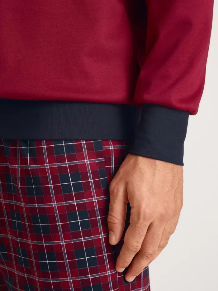 CALIDA Pyjamas Men Pyjama With Cuff Rio Red