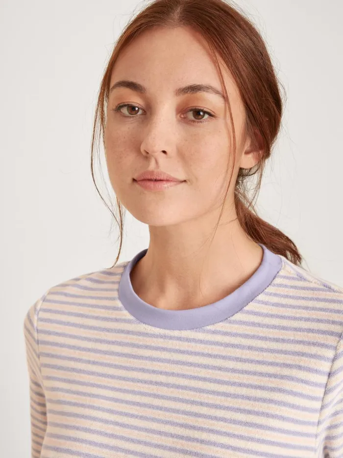 CALIDA Pyjamas Women Terry Pyjama With Cuff Lanquid Lavender