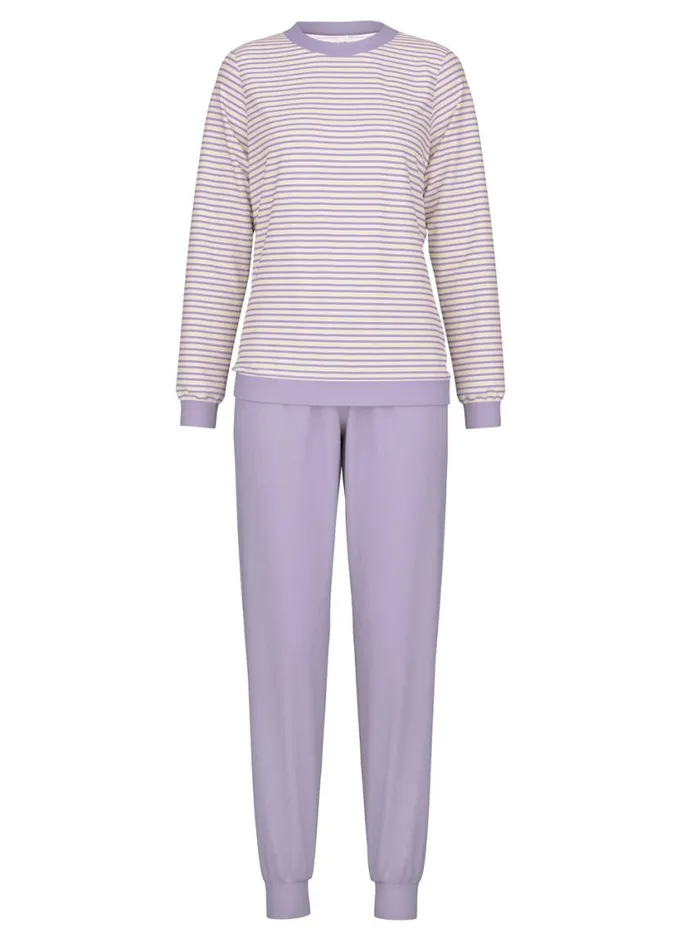 CALIDA Pyjamas Women Terry Pyjama With Cuff Lanquid Lavender