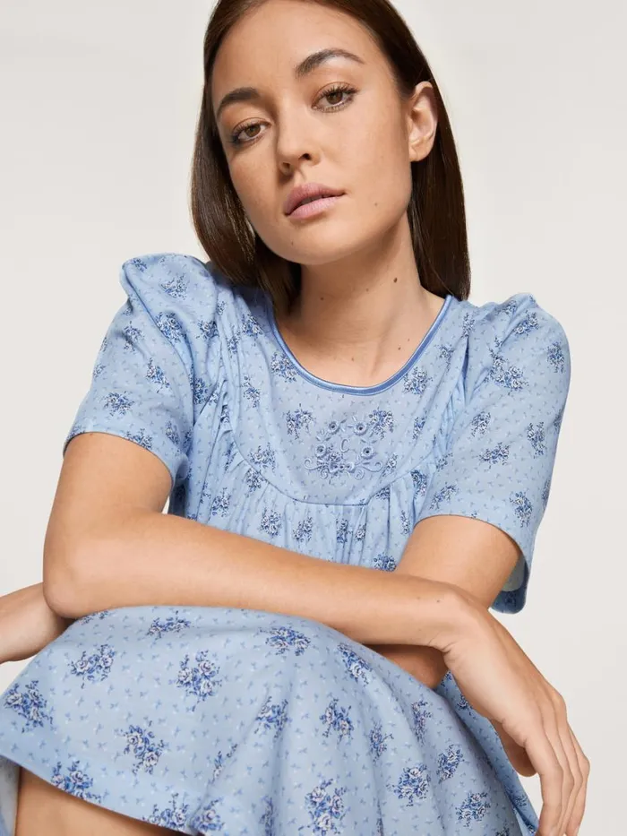 CALIDA Show All Women Nightdress Length 110cm Allure Blue