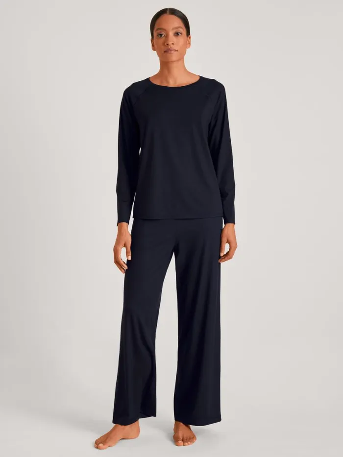 CALIDA Show All Women Shirt Long Sleeve Dark Lapis Blue