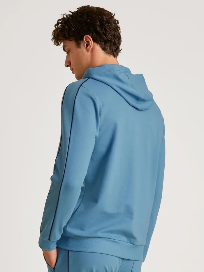 CALIDA Sweatshirts and Jackets Men Jacket Niagara Blue