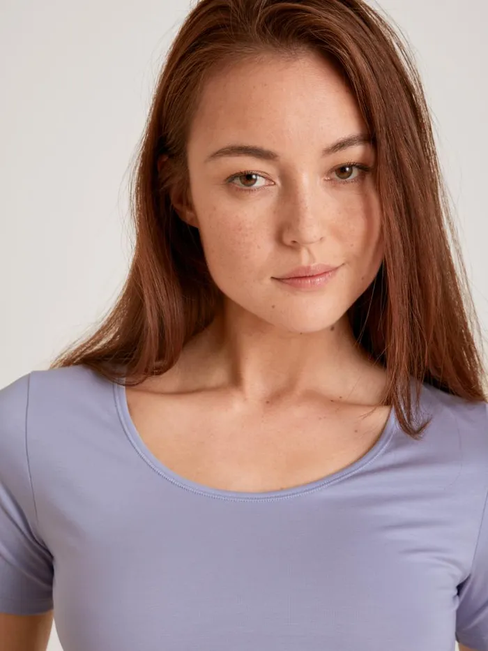 CALIDA Tops Women Shirt Shortsleeve Lanquid Lavender
