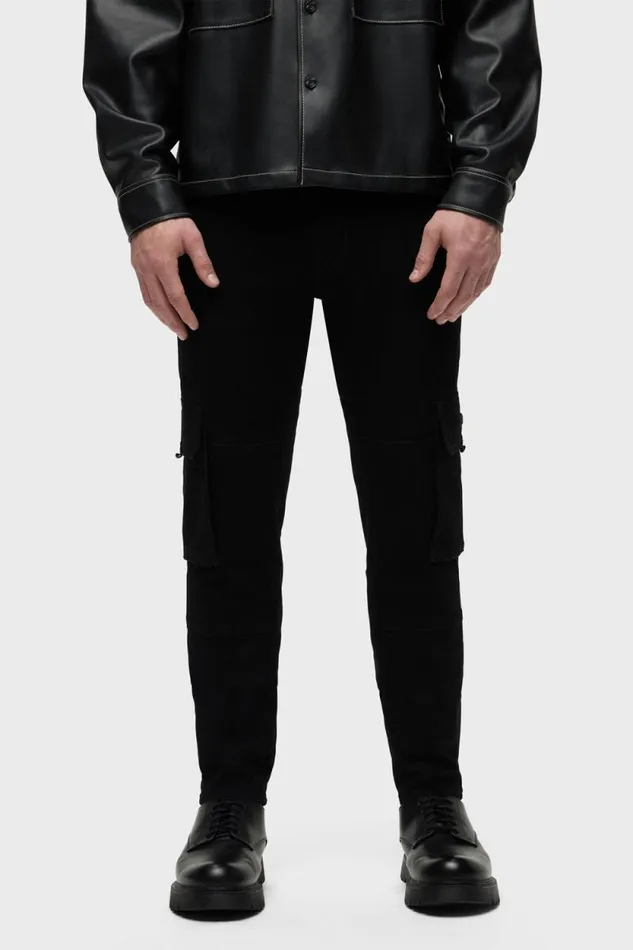 Cargo Men Hudson Jeans Skinny Cargo Raven