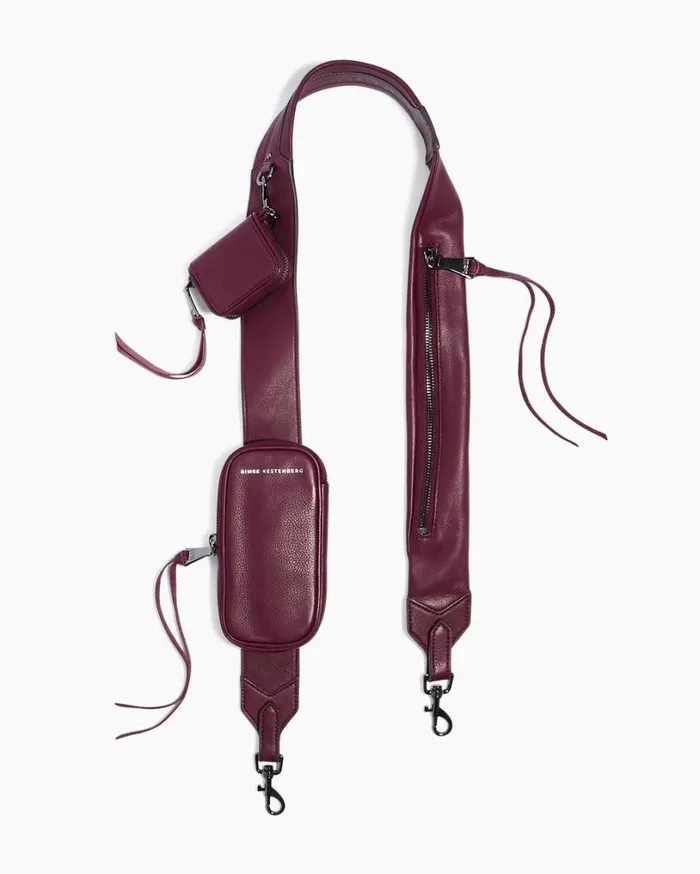 Cargo Strap Oxblood Women Aimee Kestenberg Travel