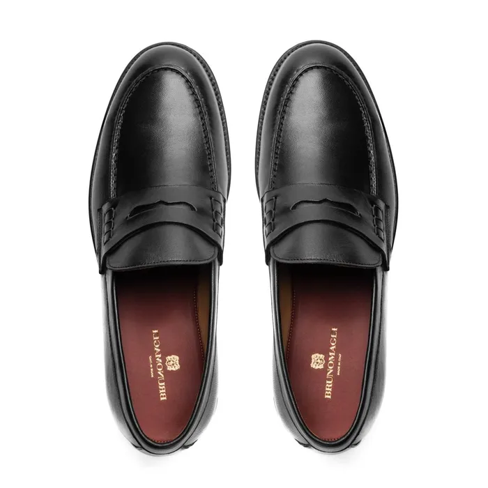 Carter Nappa Leather LoaferBlack Men Bruno Magli Loafers and Slipons