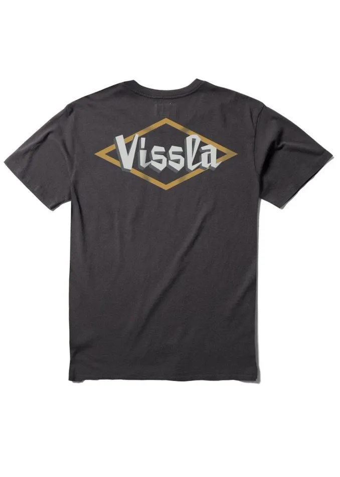 Carved Ss Tee Phantom Men Vissla Tees