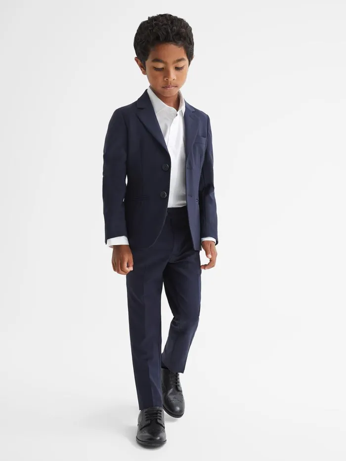Children Reiss Shirts Remote Slim Fit Formal Shirt White