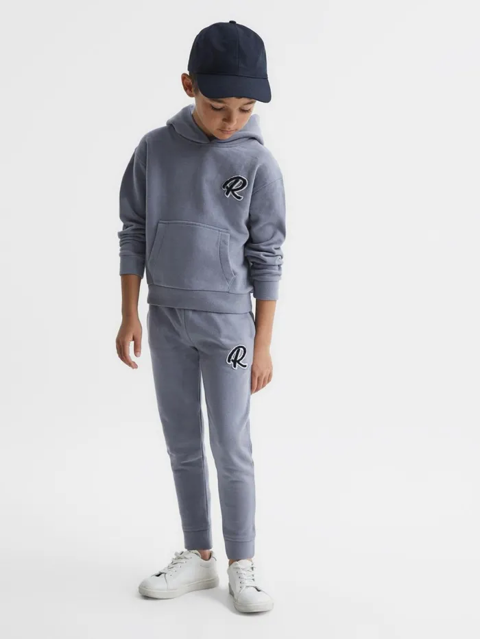 Children Reiss Sweats and Hoodies Cade Oversized Garment Dyed Logo Hoodie Ashley Blue Children Reiss Sweats and Hoodies Cade Oversized Garment Dyed Logo Hoodie Ashley Blue