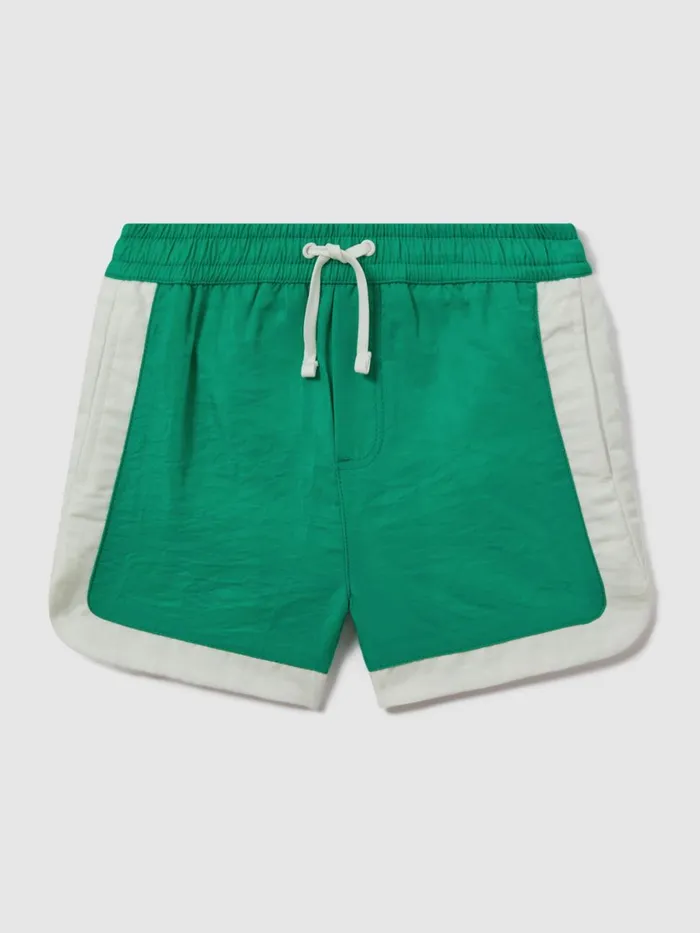 Children Reiss Swimwear Surf Contrast Drawstring Swim Shorts Bright Greenecru Children Reiss Swimwear Surf Contrast Drawstring Swim Shorts Bright Greenecru
