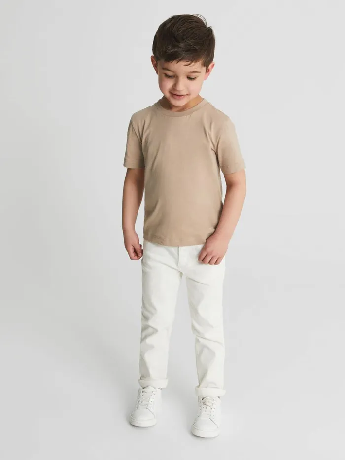 Children Reiss TShirts Bless Crew Neck TShirt Stone