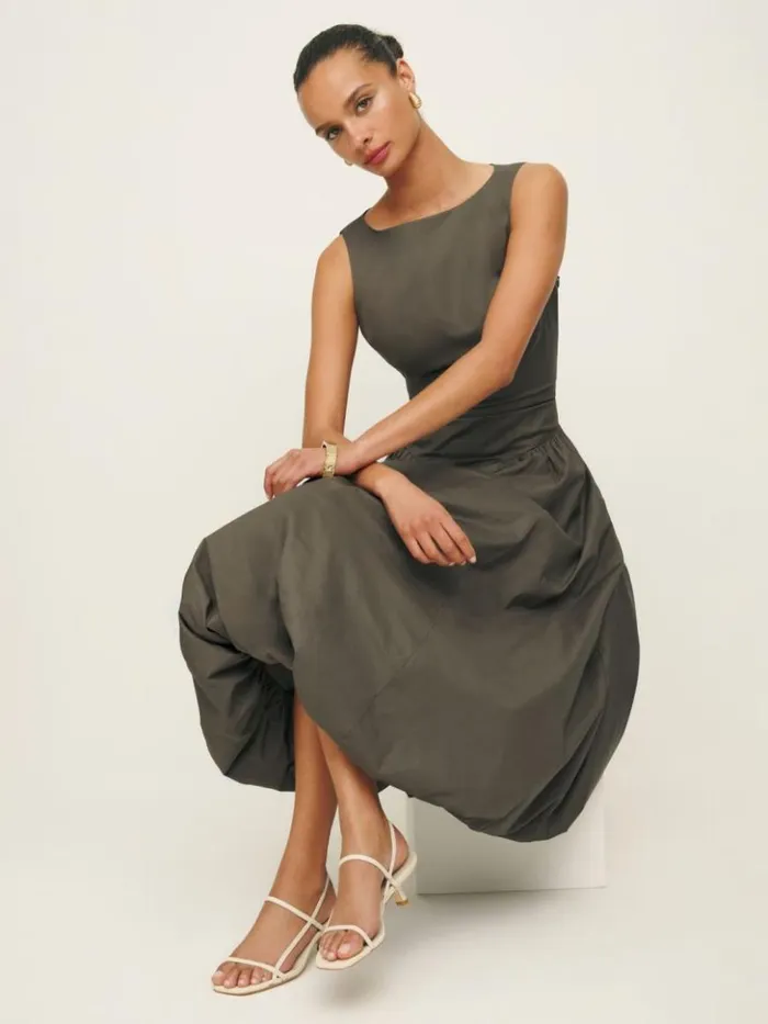 Clothing The Reformation Elvira Dress Morel