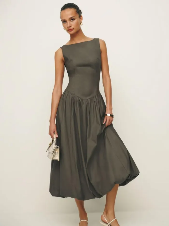 Clothing The Reformation Elvira Dress Morel
