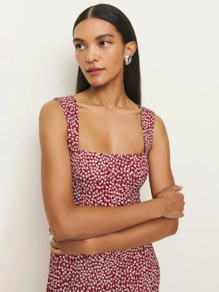 Clothing The Reformation Gabin Dress Roja