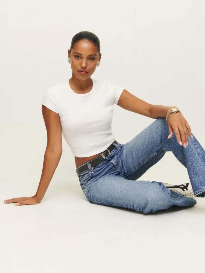 Clothing The Reformation Muse Tee White