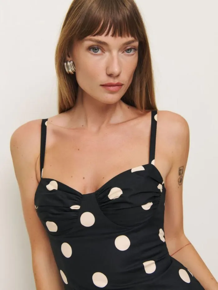 Clothing The Reformation Stormi Dress Moon Dot