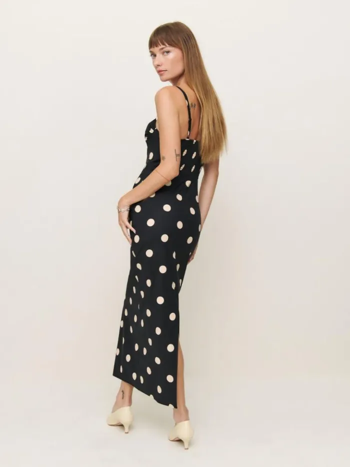 Clothing The Reformation Stormi Dress Moon Dot