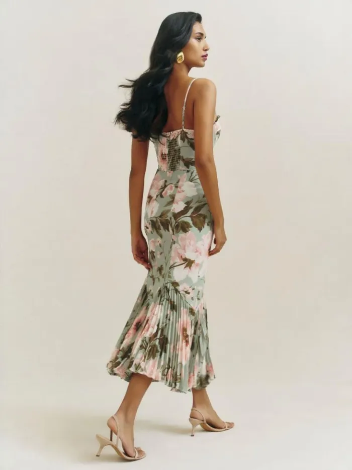ClothingWeddings The Reformation Aiko Dress Fauna