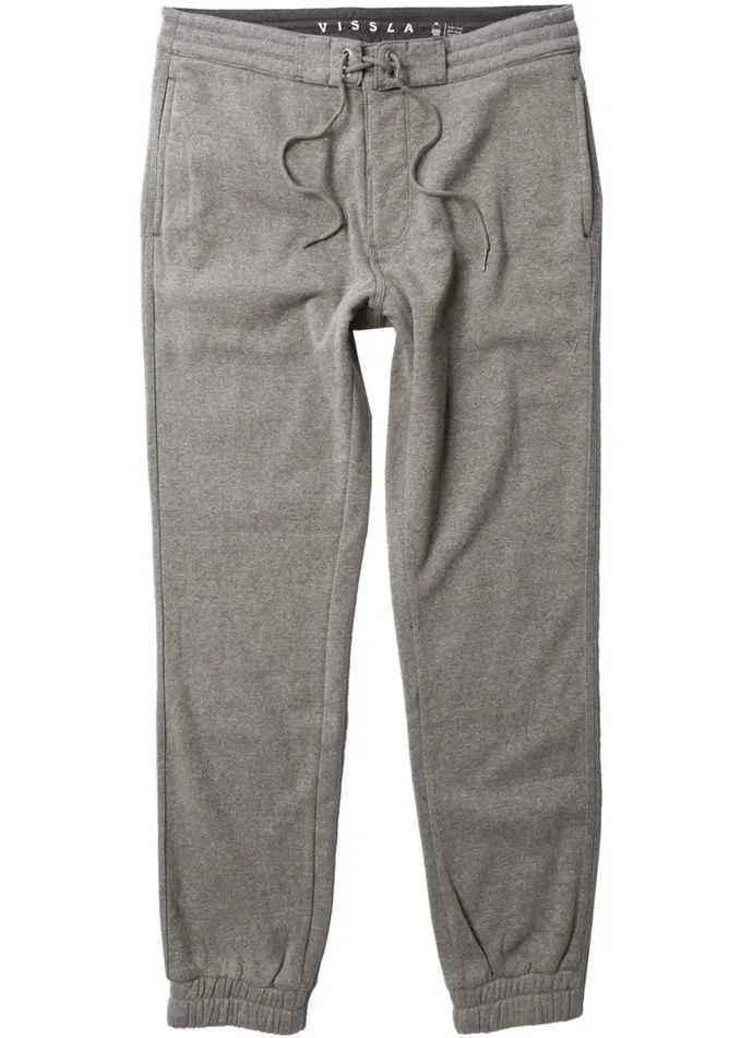 Coastal Eco Sofa Surfer Pant Grey Heather Men Vissla Pants and Denim