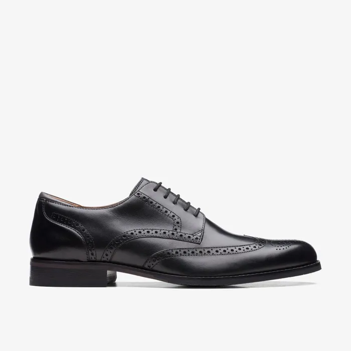 Craft Arlo Limit Black Leather Men Clarks Dress Shoes