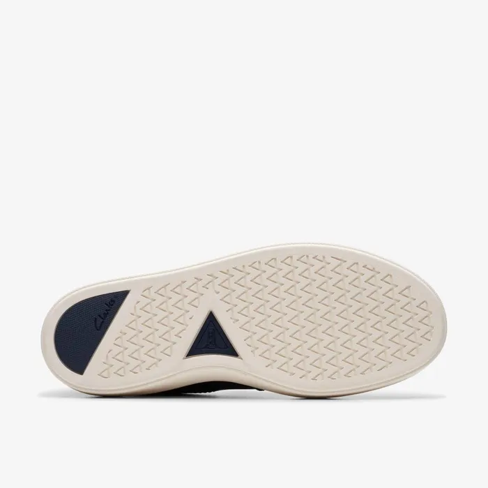 Craft Swift Go Navy Leather Men Clarks Sneakers