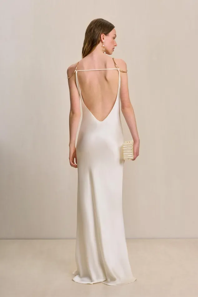 Cult Gaia Azaelia Gown Off White Women Dresses