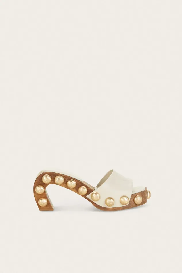 Cult Gaia Devora Sandal Off White Women Sandals