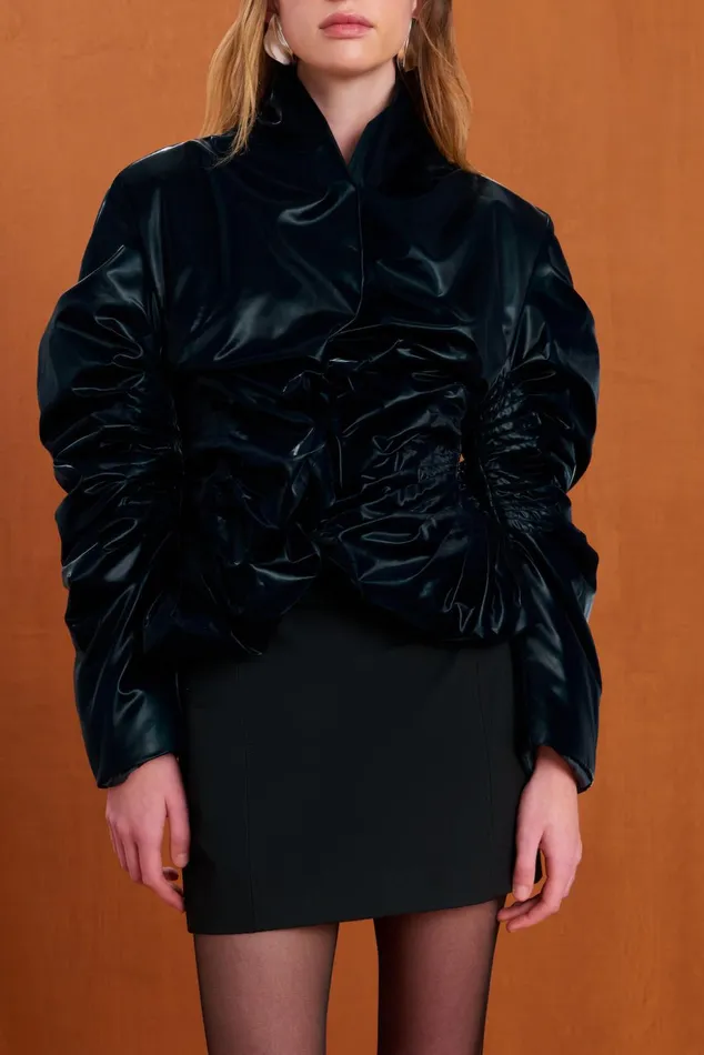 Cult Gaia Evander Jacket Forest Green Women Outerwear