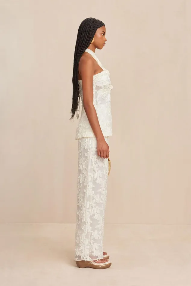 Cult Gaia Lane Pant Off White Women Bottoms