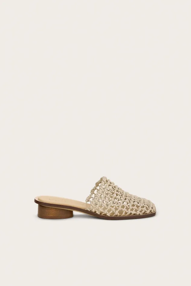 Cult Gaia Merida Sandal Off White Women Flats