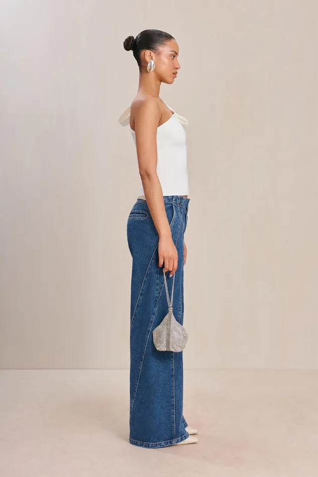 Cult Gaia Nomi Knit Top Off White Women Knits