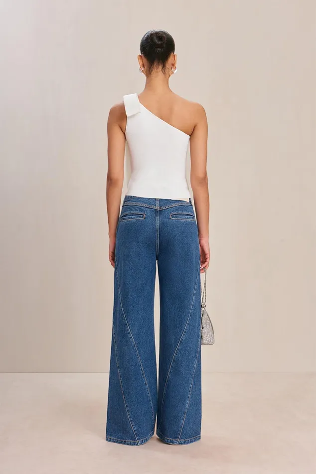 Cult Gaia Nomi Knit Top Off White Women Knits