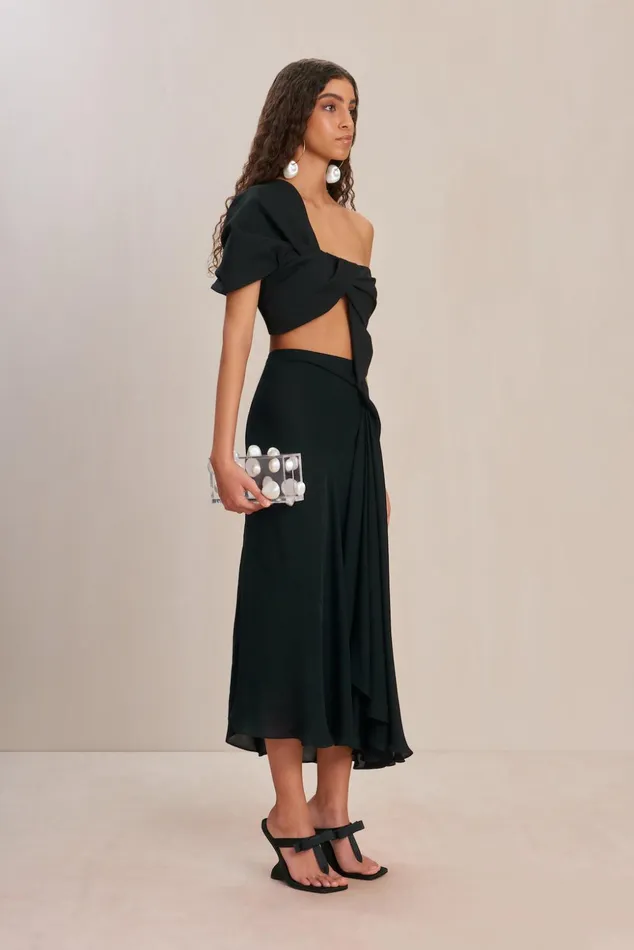Cult Gaia Shera Skirt Black Women Bottoms