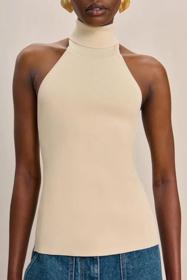 Cult Gaia Wake Knit Top Beach Women Knits