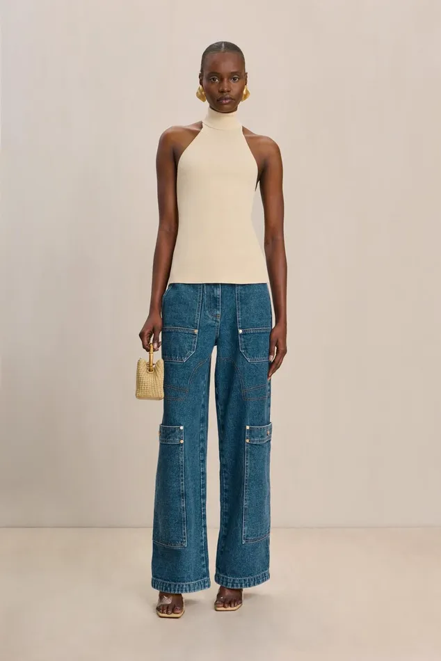 Cult Gaia Wake Knit Top Beach Women Knits