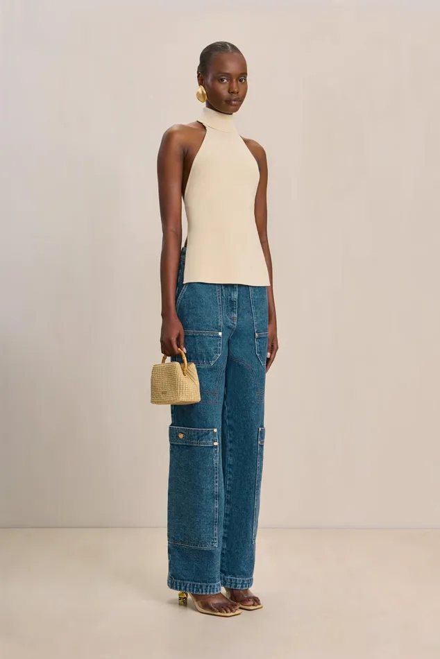 Cult Gaia Wake Knit Top Beach Women Knits