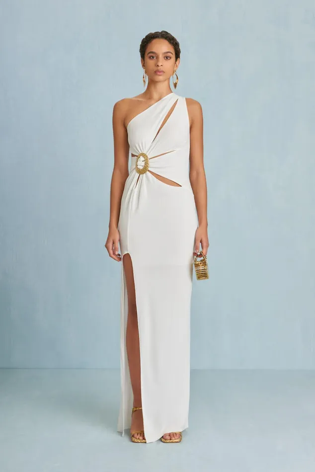 Cult Gaia Zinna Gown Off White Women Gowns