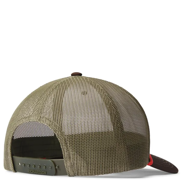 Danner Hats and Beanies Mountain Crest Trucker Whitelodenbrown 8211 MenWomen