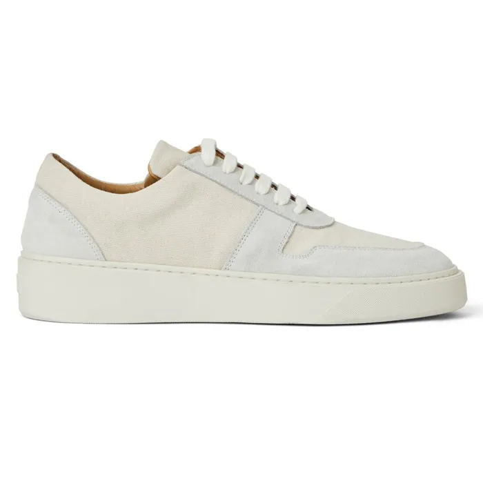 Darian Sneaker Off White Canvas Men Bruno Magli Sneakers