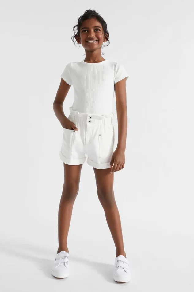 Denim and Jeans Girl Seed Heritage Core Denim Short Canvas Wash
