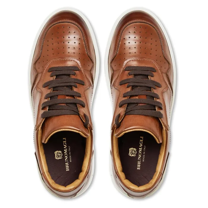 Dezi Cup Sole SneakerCognac Men Bruno Magli Sneakers