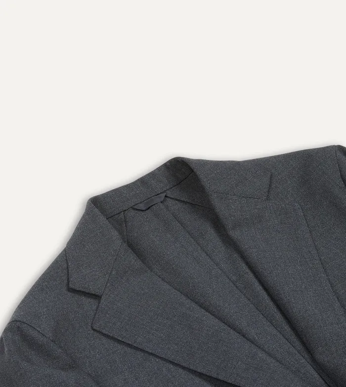 Drake039s Charcoal Tropical Wool Tailored Jacket Men Suits