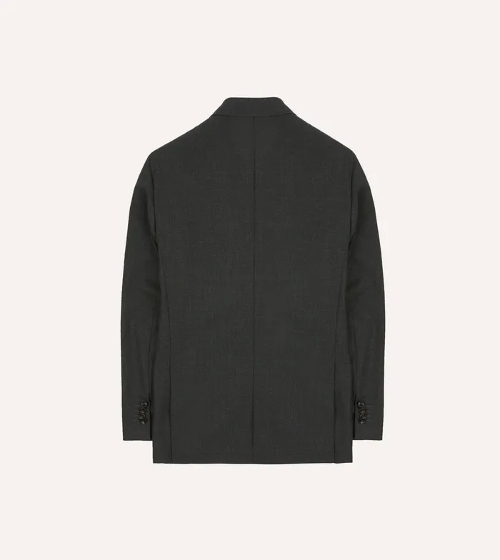 Drake039s Charcoal Tropical Wool Tailored Jacket Men Suits
