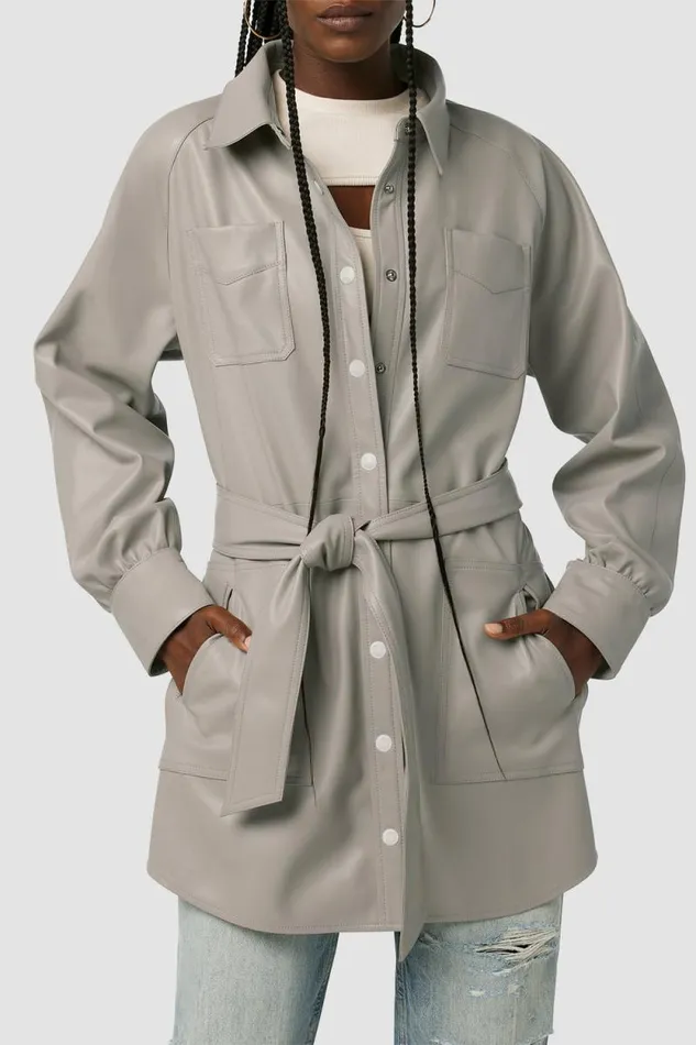 Dresses and Jumpsuits Women Hudson Jeans Oversized Shirt Dress Moonrock