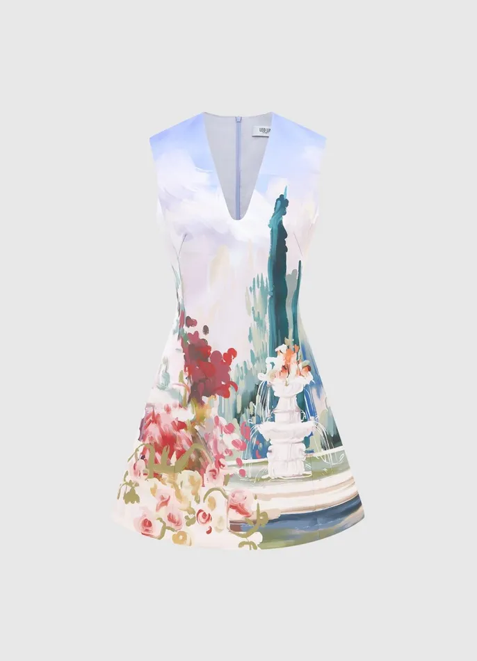 Dresses and Jumpsuits Women LEO LIN Briana V Neck Mini Dress 8211 Jardin Print Dresses and Jumpsuits Women LEO LIN Briana V Neck Mini Dress 8211 Jardin Print