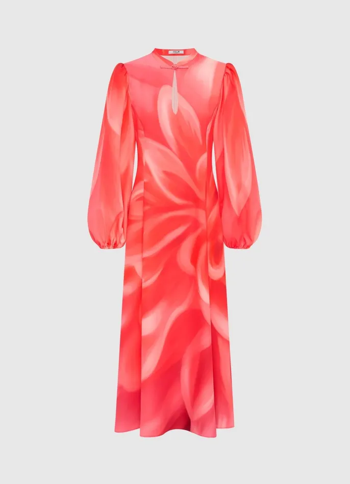 Dresses and Jumpsuits Women LEO LIN Janelle Midi Dress 8211 Prism Print
