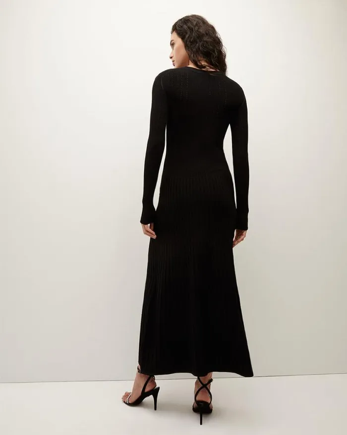 Dresses Shop Veronica Beard Nami Knit Dress Black
