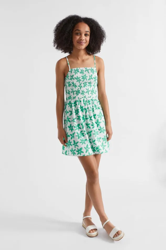 Dresses Teen Girl Seed Heritage Daisy Shirred Dress Multi